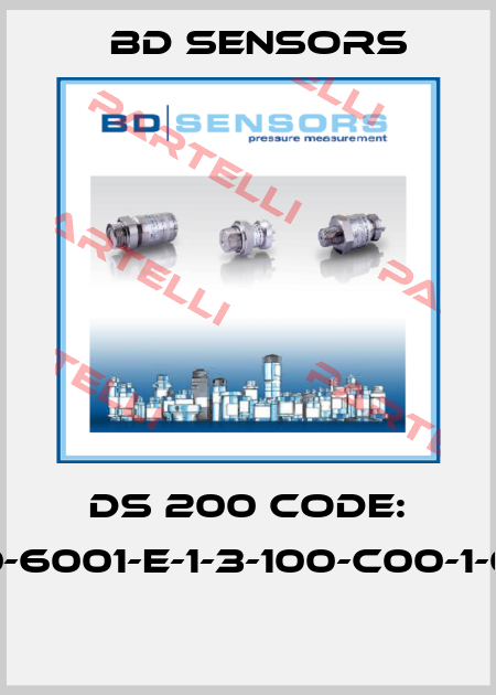 DS 200 CODE: 780-6001-E-1-3-100-C00-1-000  Bd Sensors