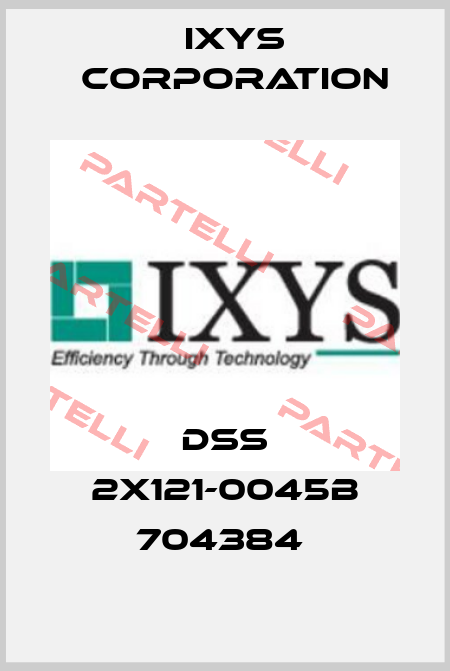DSS 2X121-0045B 704384  Ixys Corporation