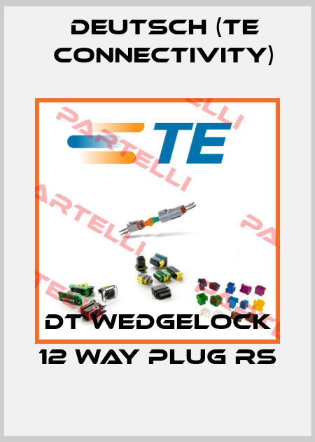 DT Wedgelock 12 way plug RS Deutsch (TE Connectivity)