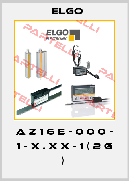 A Z 1 6 E - 0 0 0 - 1 - x . x x - 1 ( 2 G )  Elgo