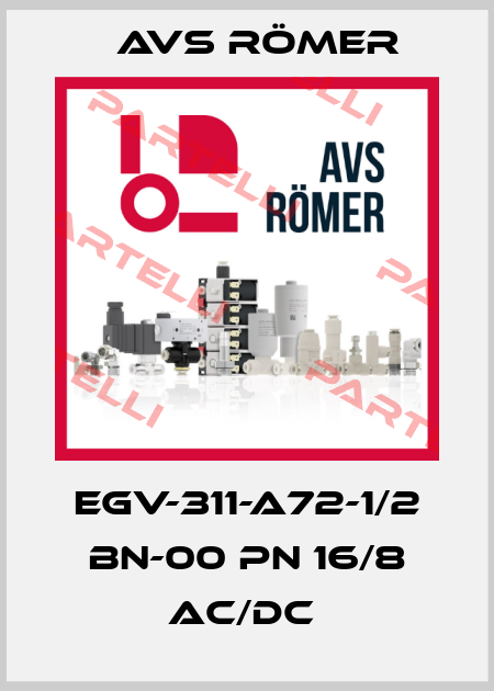 EGV-311-A72-1/2 BN-00 PN 16/8 AC/DC  Avs Römer