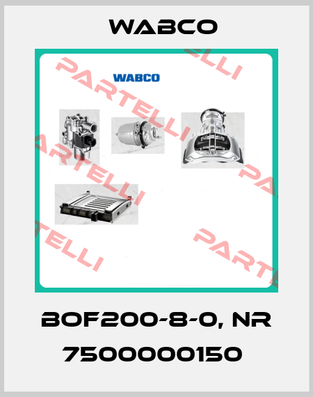 BOF200-8-0, Nr 7500000150  Wabco