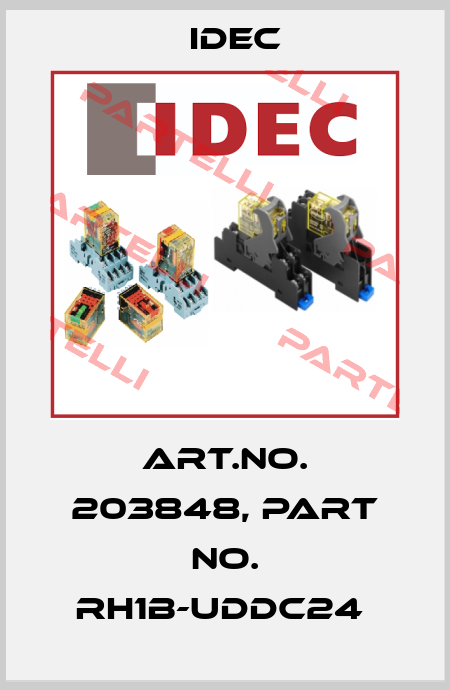 Art.No. 203848, Part No. RH1B-UDDC24  Idec