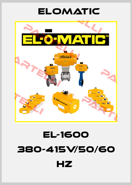 EL-1600 380-415V/50/60 HZ  Elomatic