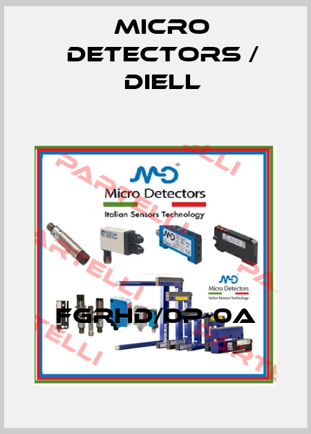 FGRHD/0P-0A Micro Detectors / Diell