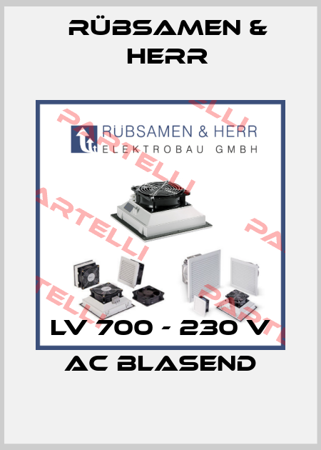 LV 700 - 230 V AC blasend Rübsamen & Herr