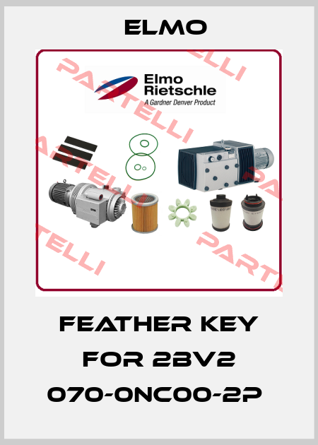 Feather key for 2BV2 070-0NC00-2P  Elmo