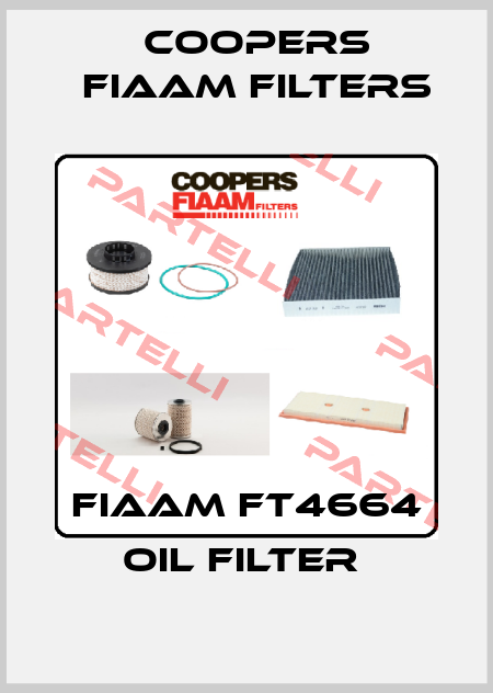 FIAAM FT4664 OIL FILTER  Coopers Fiaam Filters