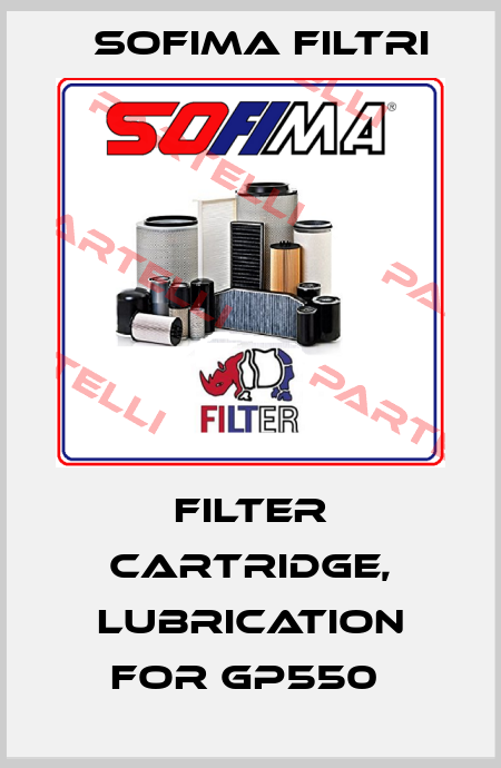 FILTER CARTRIDGE, LUBRICATION FOR GP550  Sofima Filtri