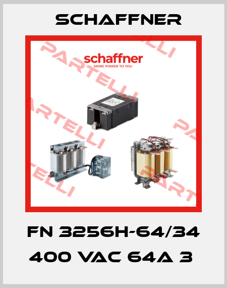FN 3256H-64/34 400 VAC 64A 3  Schaffner