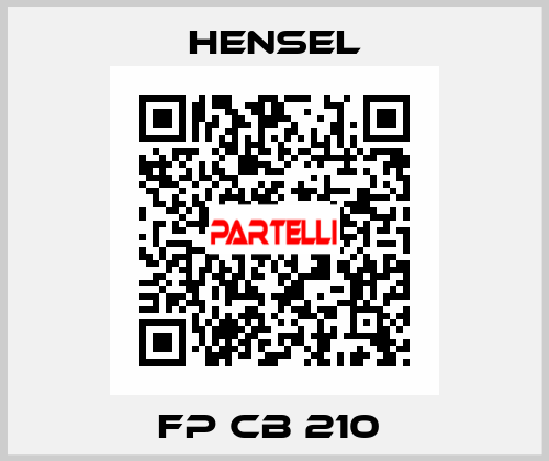 FP CB 210  Hensel
