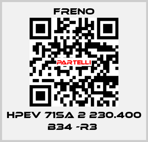 HPEV 71SA 2 230.400 B34 -R3  Freno