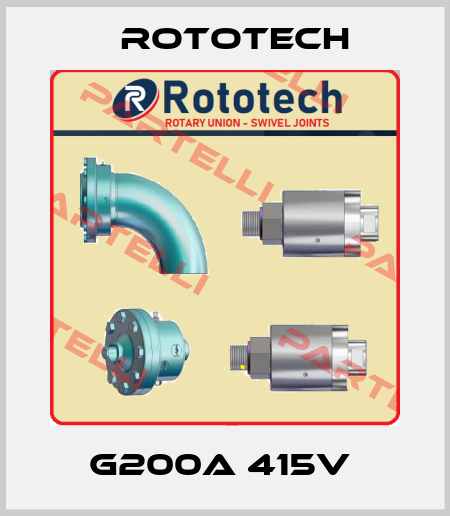 G200A 415V  Rototech