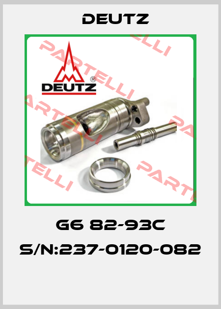 G6 82-93C S/N:237-0120-082  Deutz