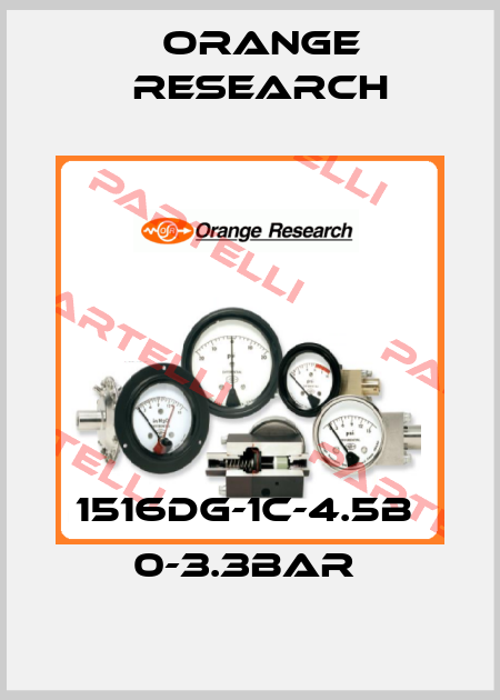 1516DG-1C-4.5B  0-3.3BAR  Orange Research