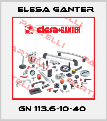 GN 113.6-10-40  Elesa Ganter