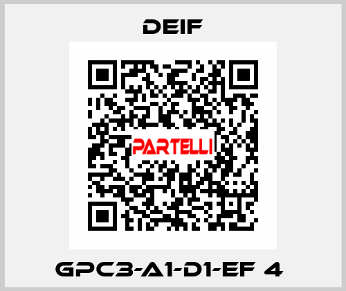 GPC3-A1-D1-EF 4  Deif