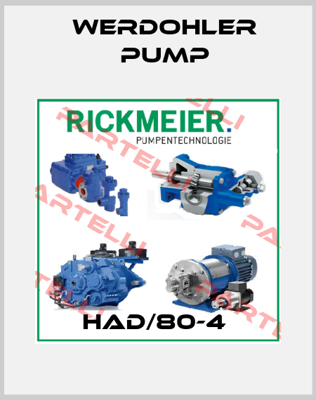 HAD/80-4  Werdohler Pump
