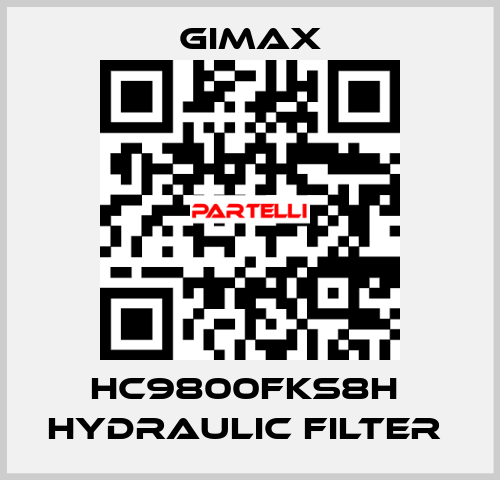 HC9800FKS8H  HYDRAULIC FILTER  GIMAX