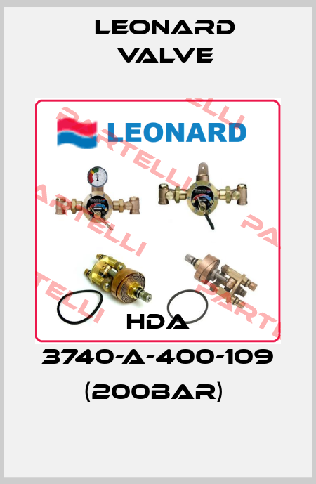 HDA 3740-A-400-109 (200BAR)  LEONARD VALVE
