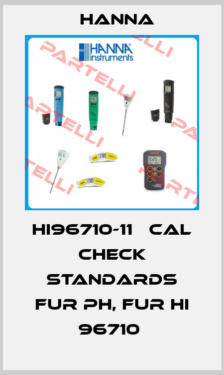 HI96710-11   CAL CHECK STANDARDS FUR PH, FUR HI 96710  Hanna