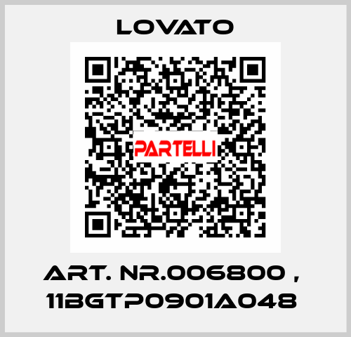 Art. Nr.006800 ,  11BGTP0901A048  Lovato