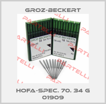 HOFA-SPEC. 70. 34 G 01909 Groz-Beckert