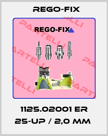 1125.02001 ER 25-UP / 2,0 MM  Rego-Fix