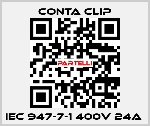 IEC 947-7-1 400V 24A  Conta Clip