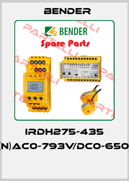 IRDH275-435 3(N)AC0-793V/DC0-650V  Bender