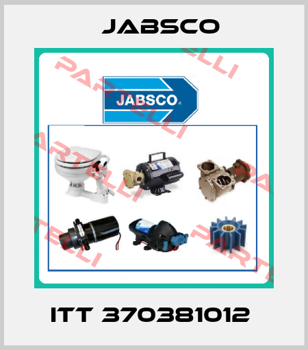 ITT 370381012  Jabsco