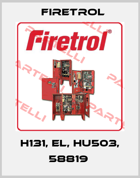 H131, EL, HU503, 58819  Firetrol