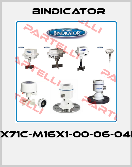 JX71C-M16X1-00-06-04K  Bindicator