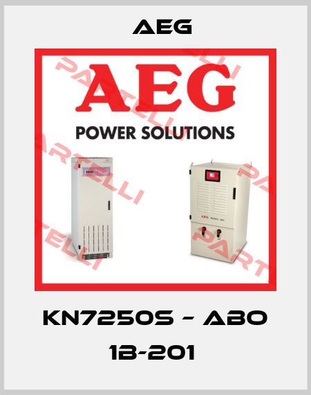 KN7250S – ABO 1B-201  AEG