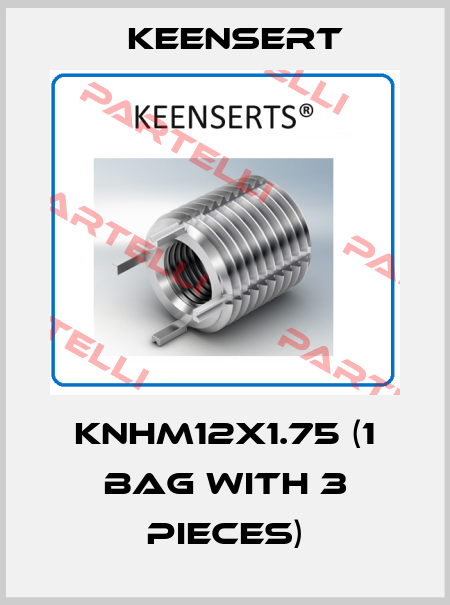 KNHM12X1.75 (1 bag with 3 pieces) Keensert