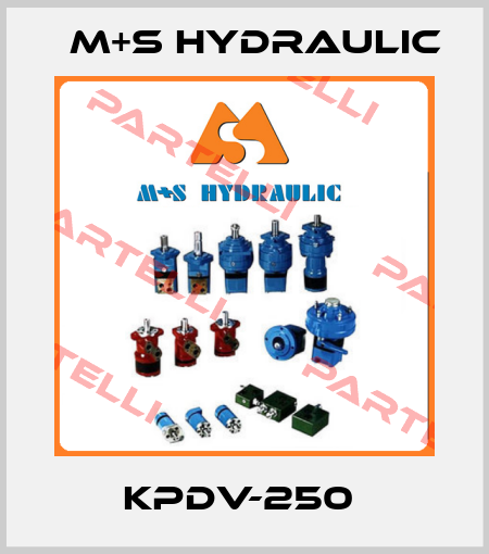 KPDV-250  M+S HYDRAULIC