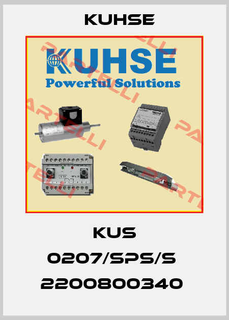 KUS 0207/SPS/S  2200800340  Kuhse