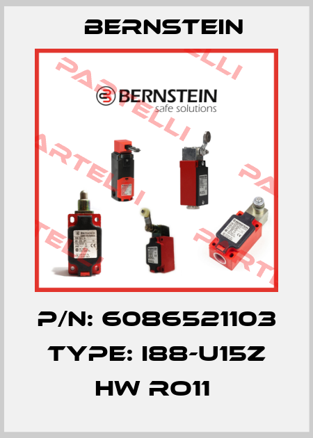 P/N: 6086521103 Type: I88-U15Z HW RO11  Bernstein