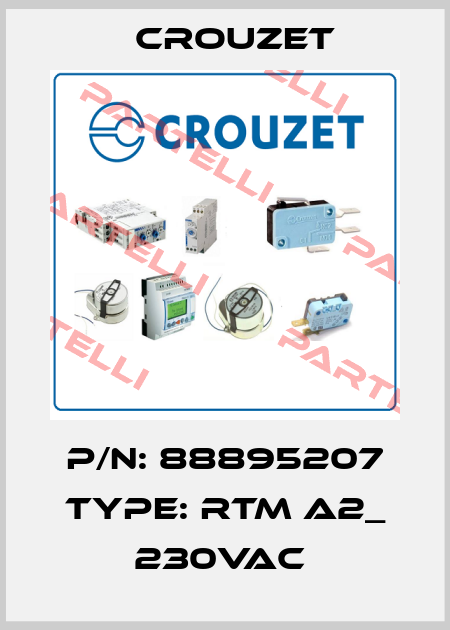 P/N: 88895207 Type: RTM A2_ 230VAC  Crouzet