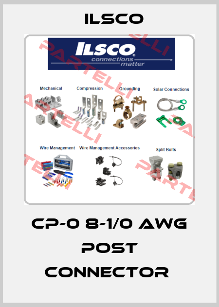 CP-0 8-1/0 AWG POST CONNECTOR  Ilsco