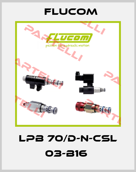 LPB 70/D-N-CSL 03-B16  Flucom