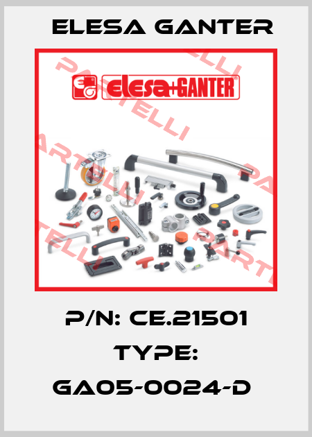 P/N: CE.21501 Type: GA05-0024-D  Elesa Ganter