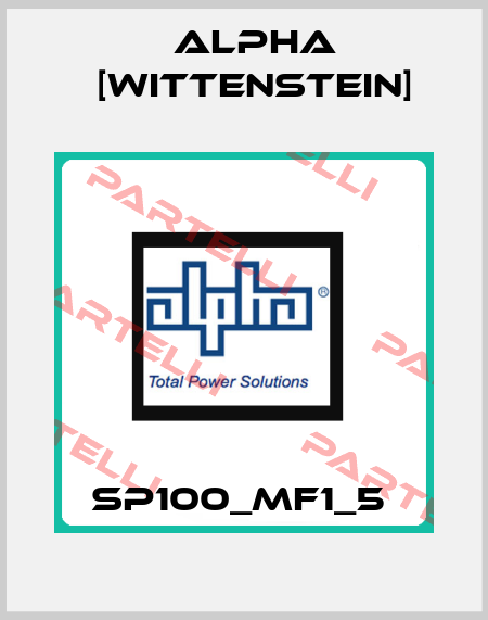 SP100_MF1_5  Alpha [Wittenstein]
