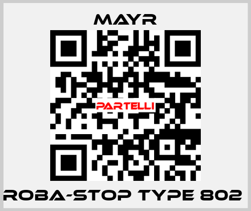 ROBA-stop Type 802  Mayr