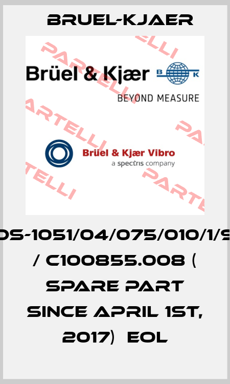 DS-1051/04/075/010/1/9 / C100855.008 ( Spare part since April 1st, 2017)  EOL Bruel-Kjaer
