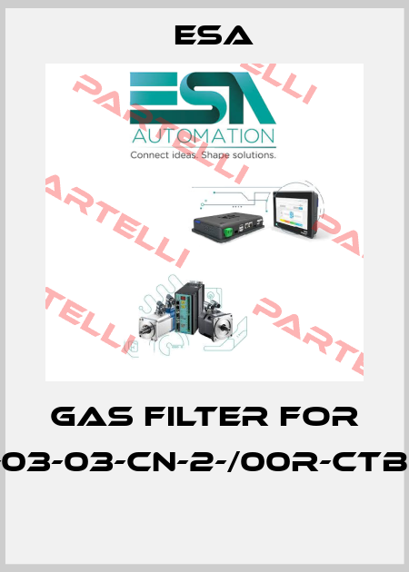 Gas filter for ESTROC2-A-00-03-03-CN-2-/00R-CTBB-0//1-04E-//T////  Esa