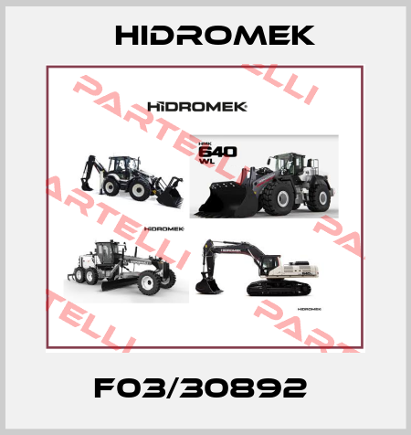 F03/30892  Hidromek