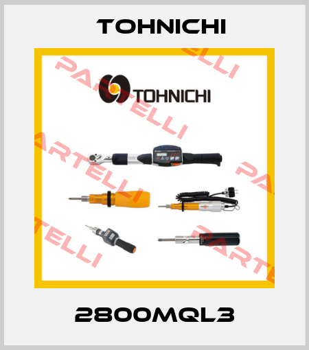 2800MQL3 Tohnichi