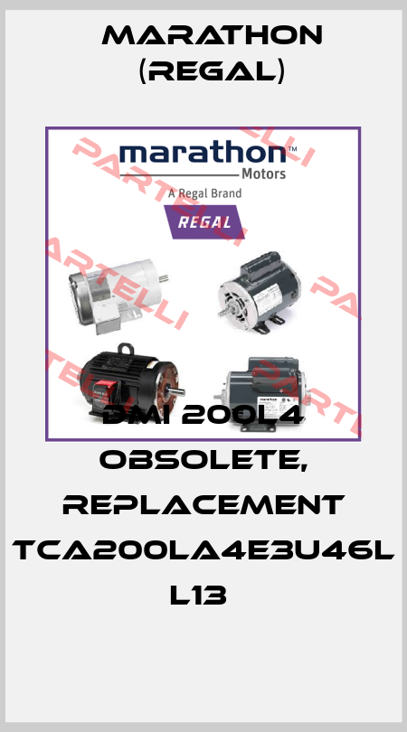 DMI 200L4 obsolete, replacement TCA200LA4E3U46L L13  Marathon (Regal)