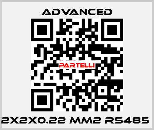 2X2X0.22 mm2 RS485  Advanced